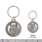 Alaska Wolf Head Keychain A622KC