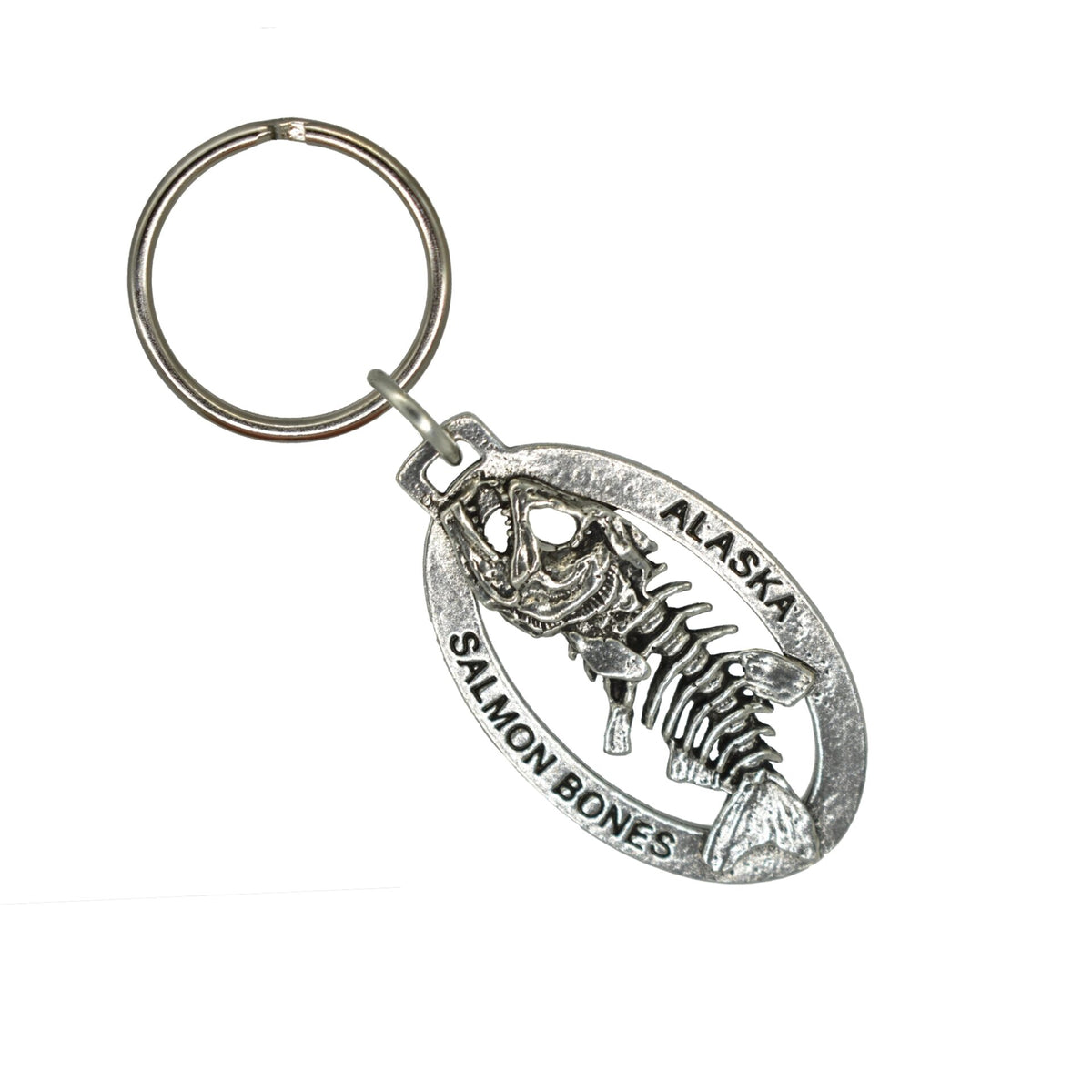 Alaska Skeleton Fish Keychain A624KC