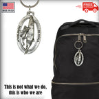 Alaska Humpback Whale Mother and Baby Keychain A628KC