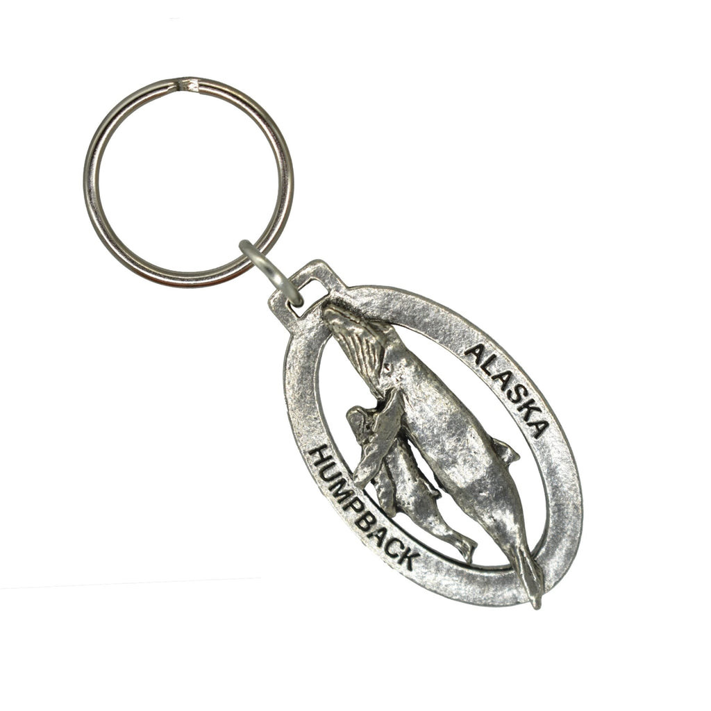 Alaska Humpback Whale Mother and Baby Keychain A628KC