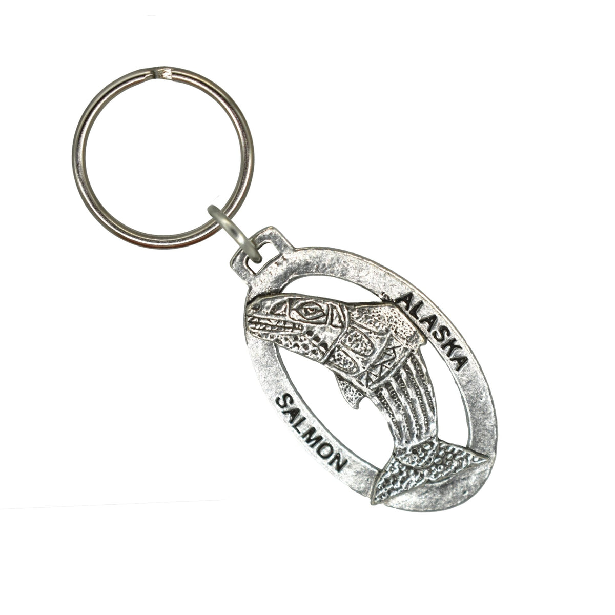 Alaska Native Salmon Keychain A632KC