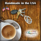 Alaska Native Whale Keychain A634KC