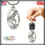 Alaska Native Whale Keychain A634KC