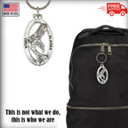 Alaska Native Whale Keychain A634KC