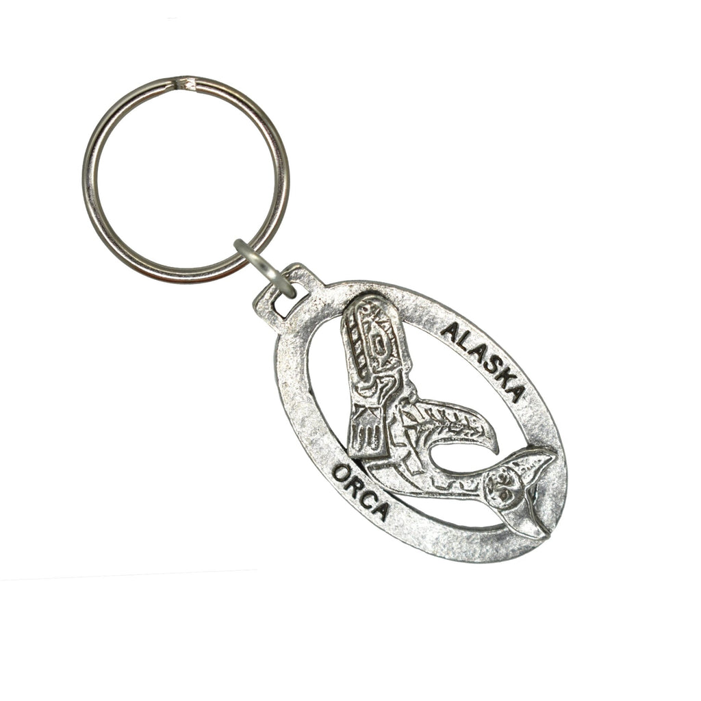 Alaska Native Whale Keychain A634KC