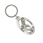 Alaska Native Whale Keychain A634KC