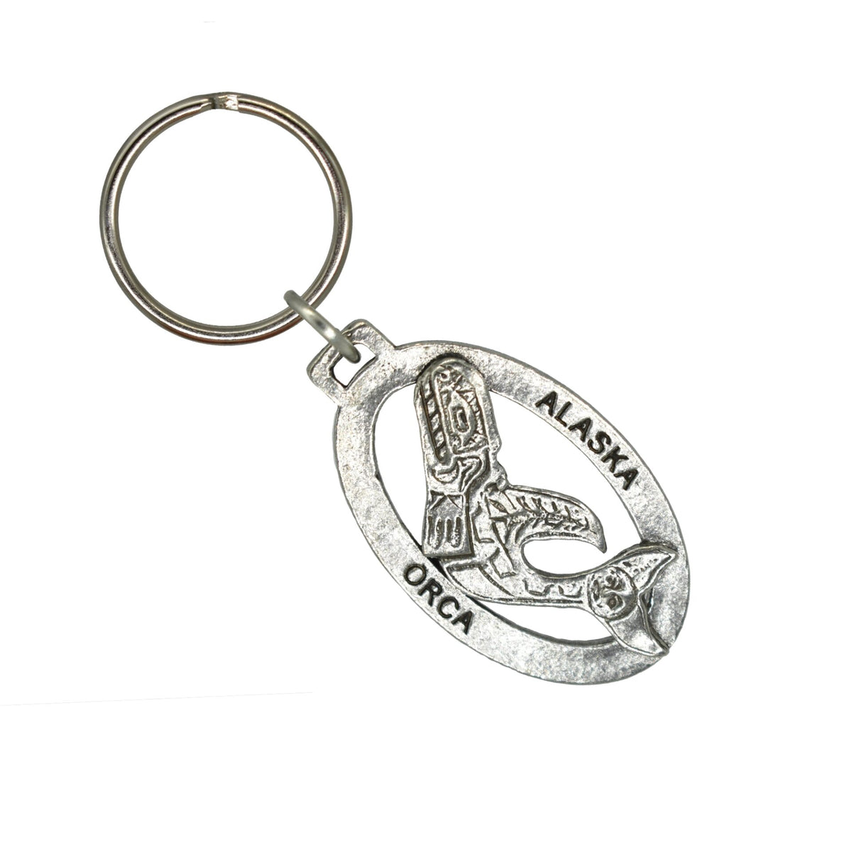 Alaska Native Whale Keychain A634KC