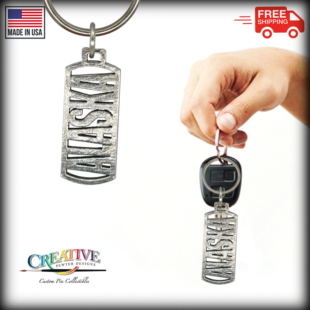 Alaska Keychain A636KC