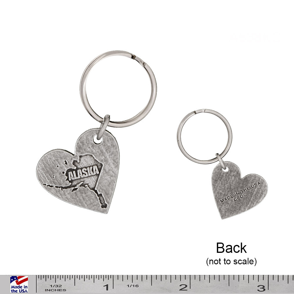 I Heart Alaska Keychain A638KC