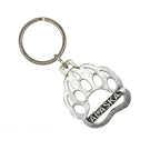 Alaska Bear Print Keychain A644KC