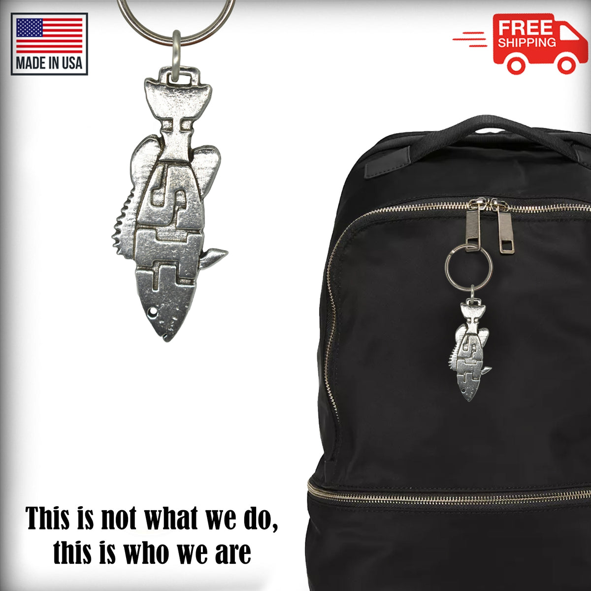 F.I.S.H. Design Keychain A703KC
