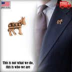 Democratic Donkey Mini Pin A1032MP