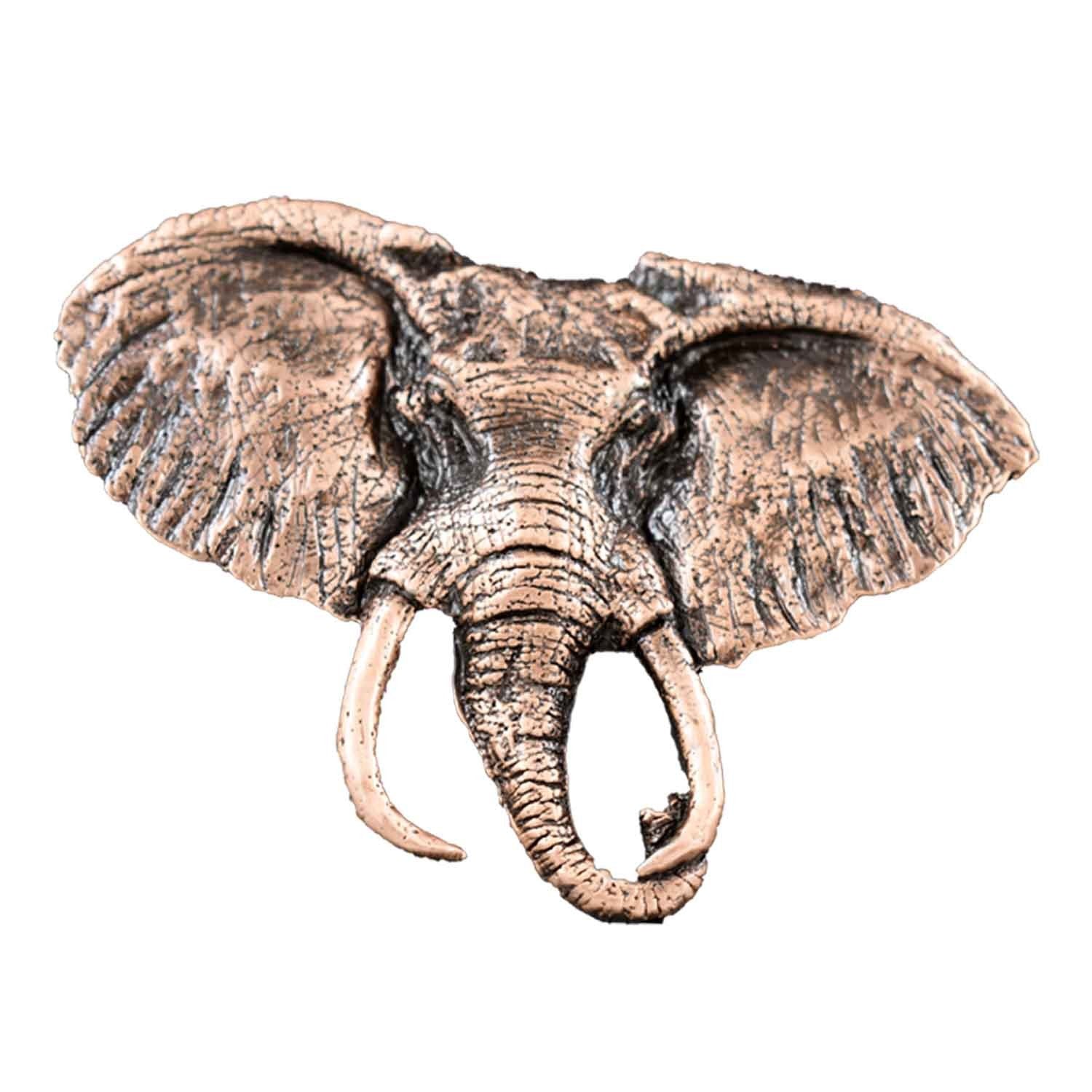 Elephant with Tusks Pin