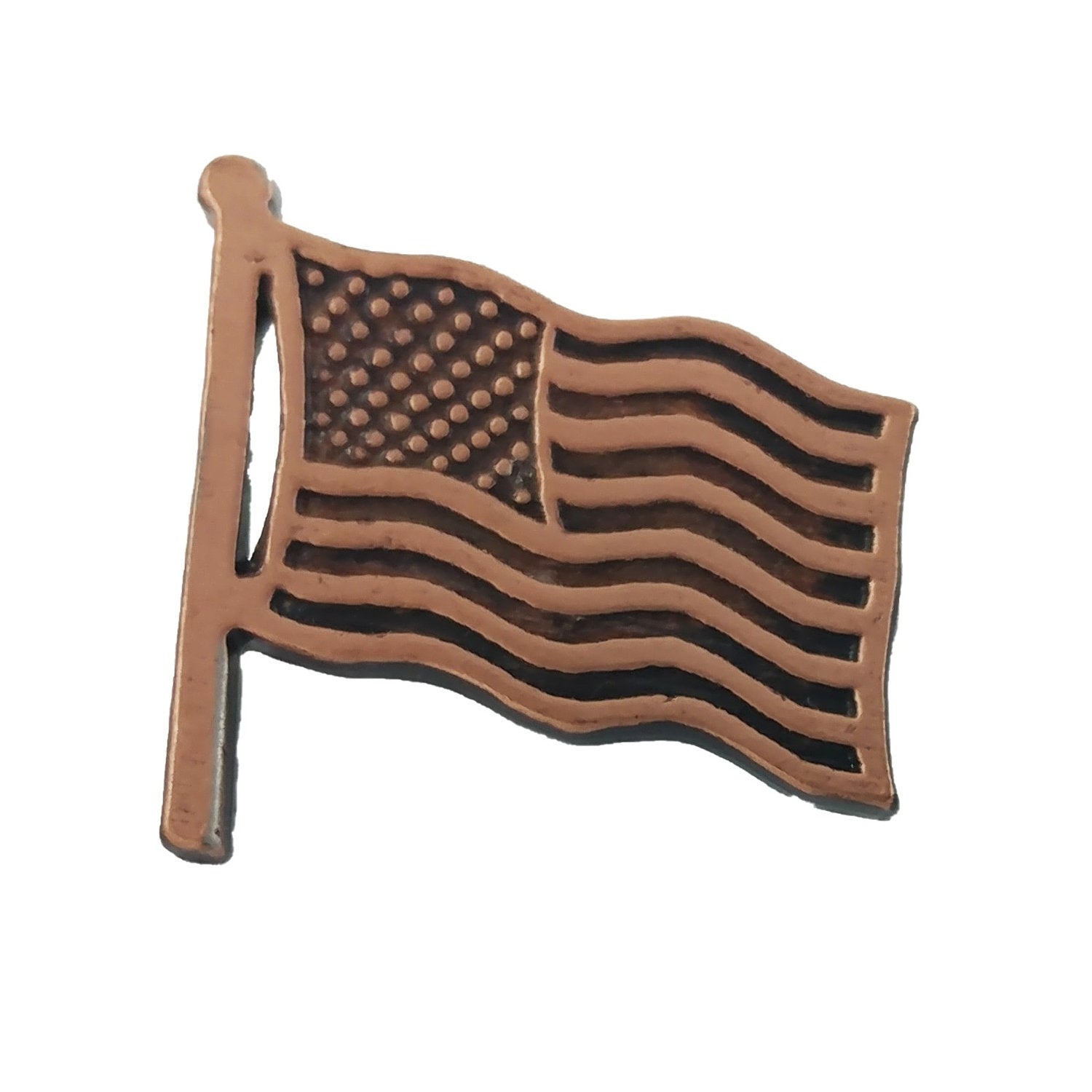 American Flag Waving Pin