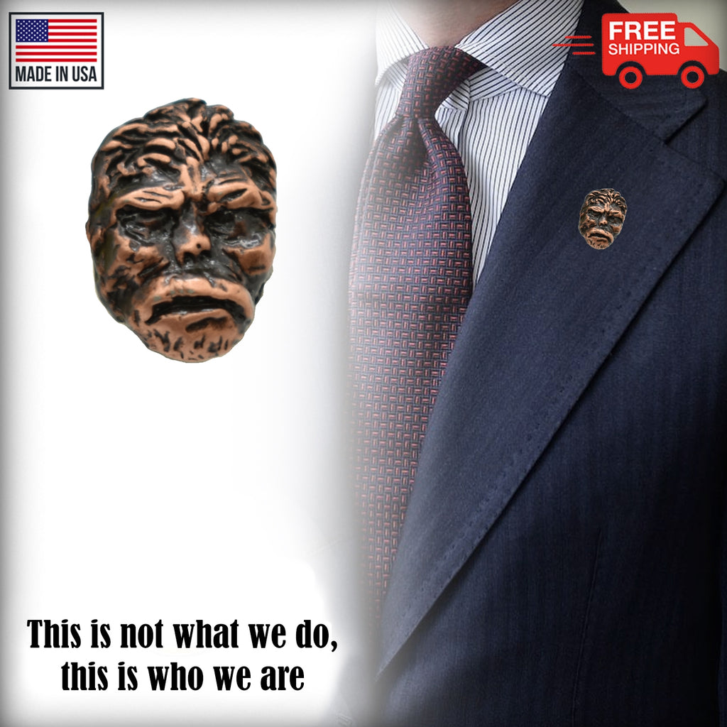 Sasquatch (Bigfoot) Head Mini Pin A174AMP