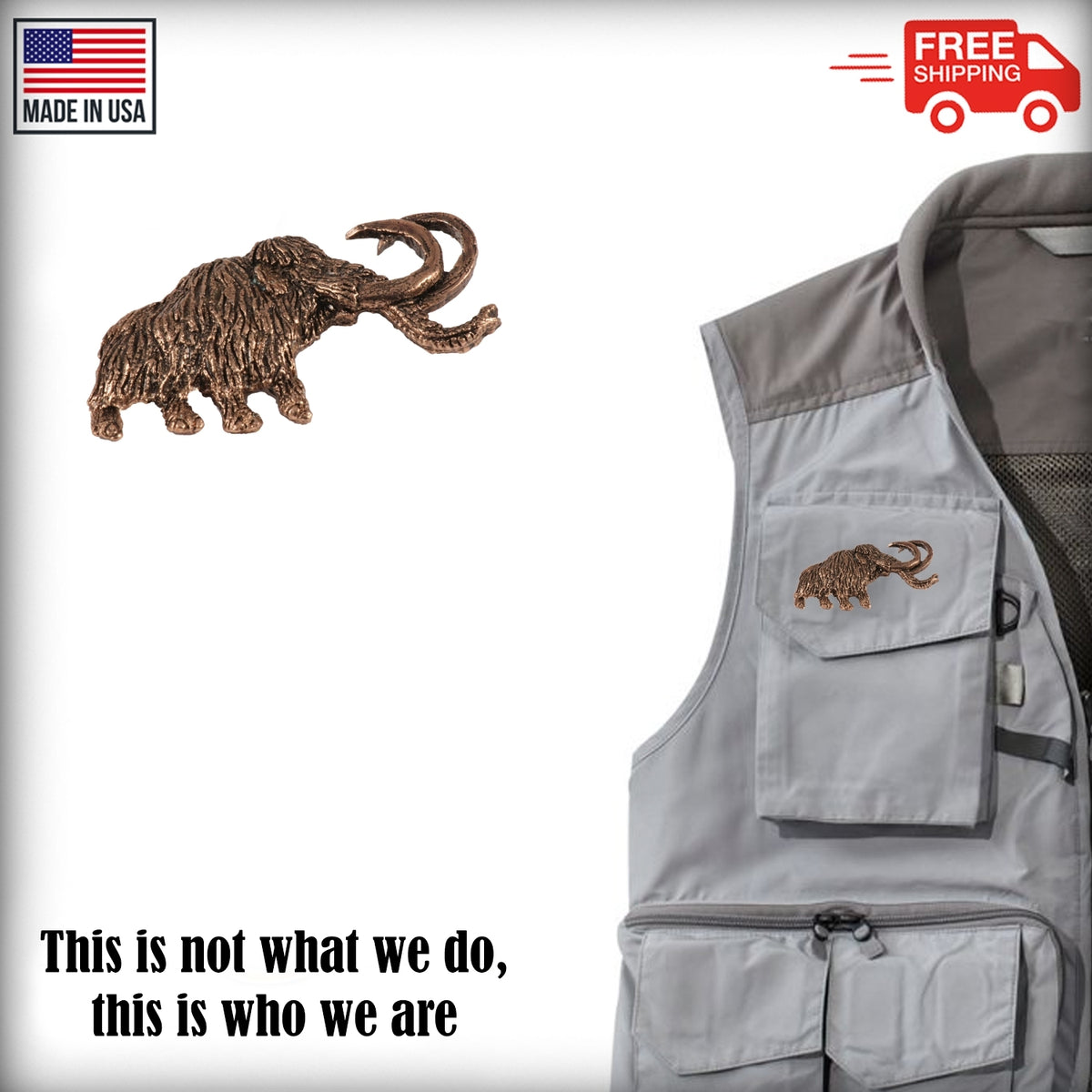 Wooly Mammoth Premium Premium Pin A200PR