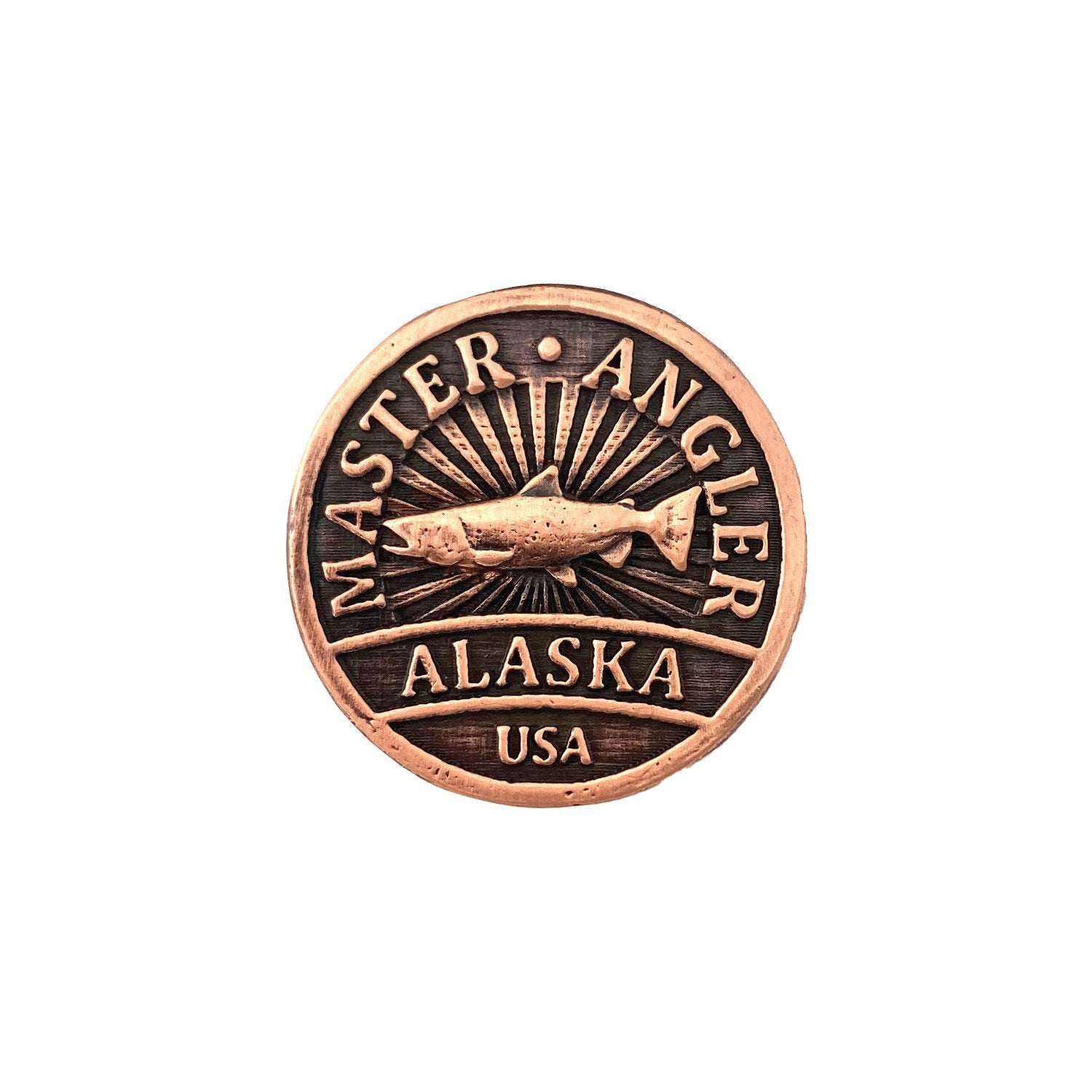 Alaska Master Angler Pin