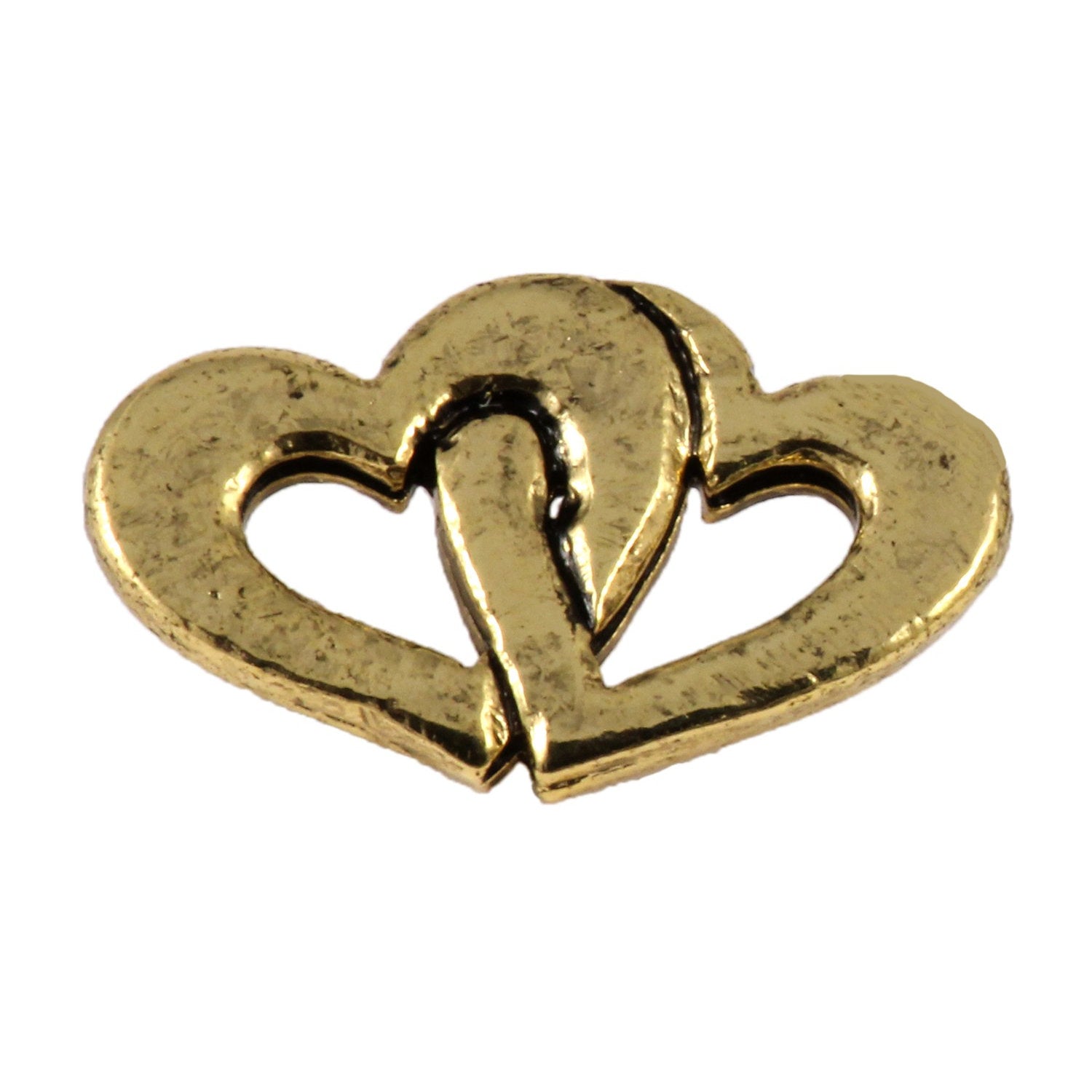 Double Heart Pin