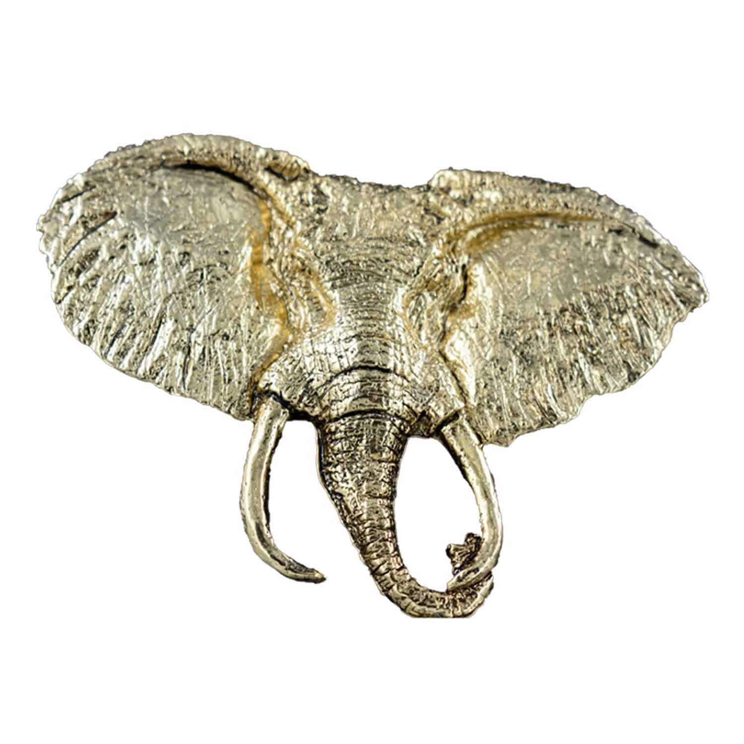 Elephant with Tusks Pin
