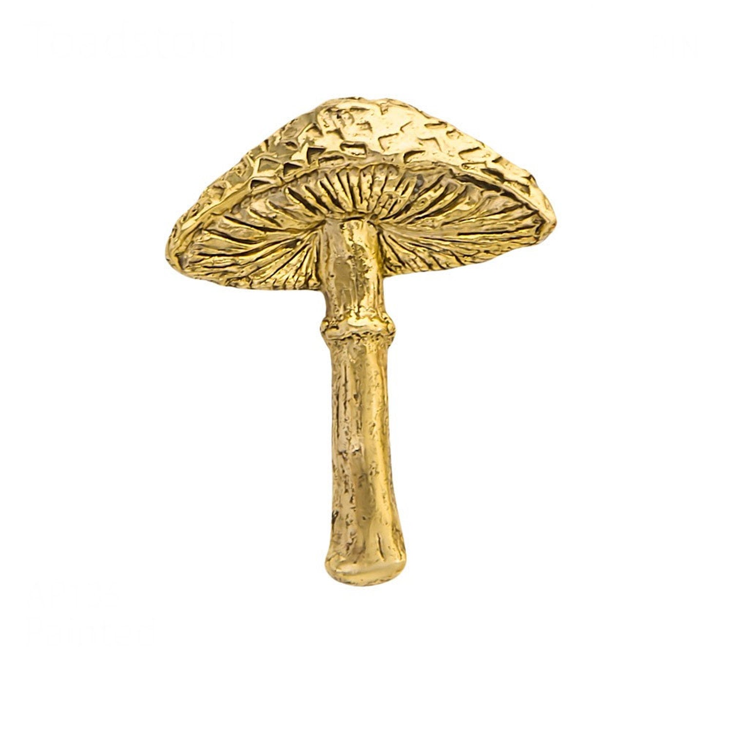 Toad Stool Mushroom Pin