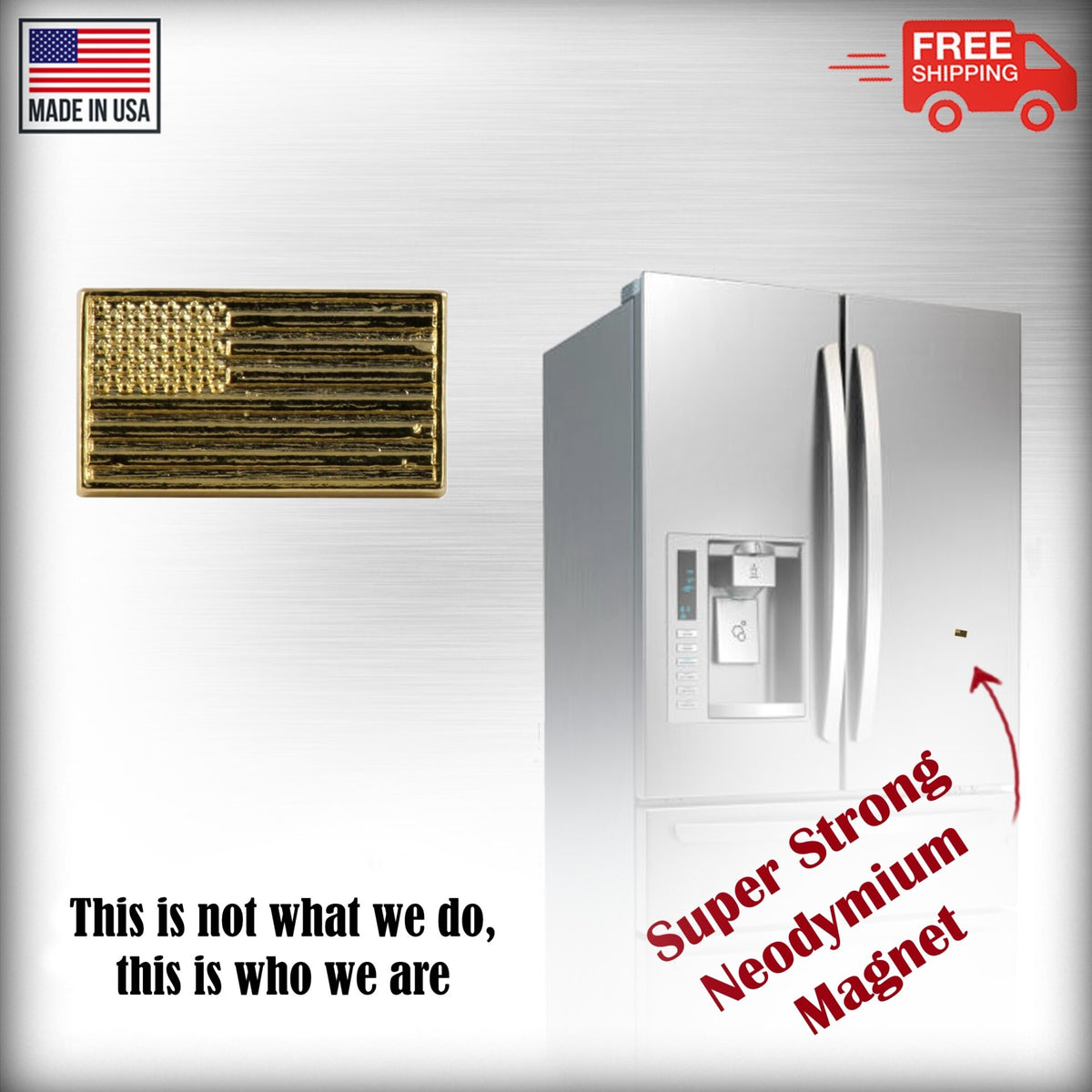American Flag Profile Magnet A170