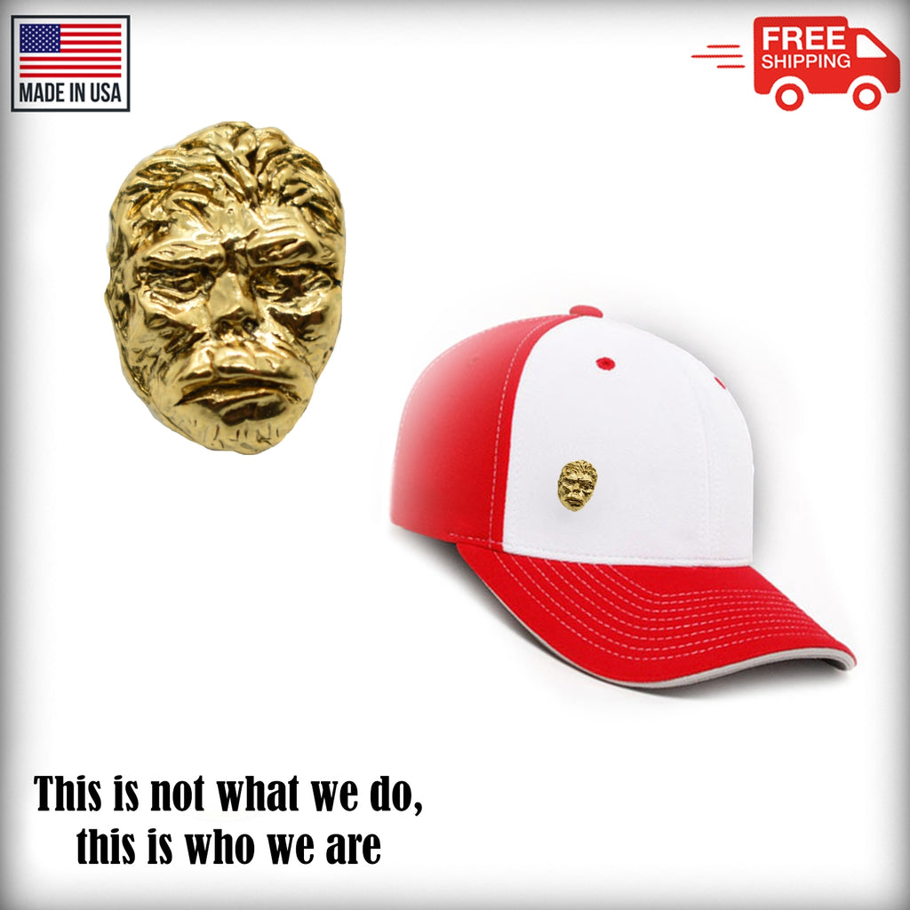 Sasquatch (Bigfoot) Head Mini Pin A174AMP