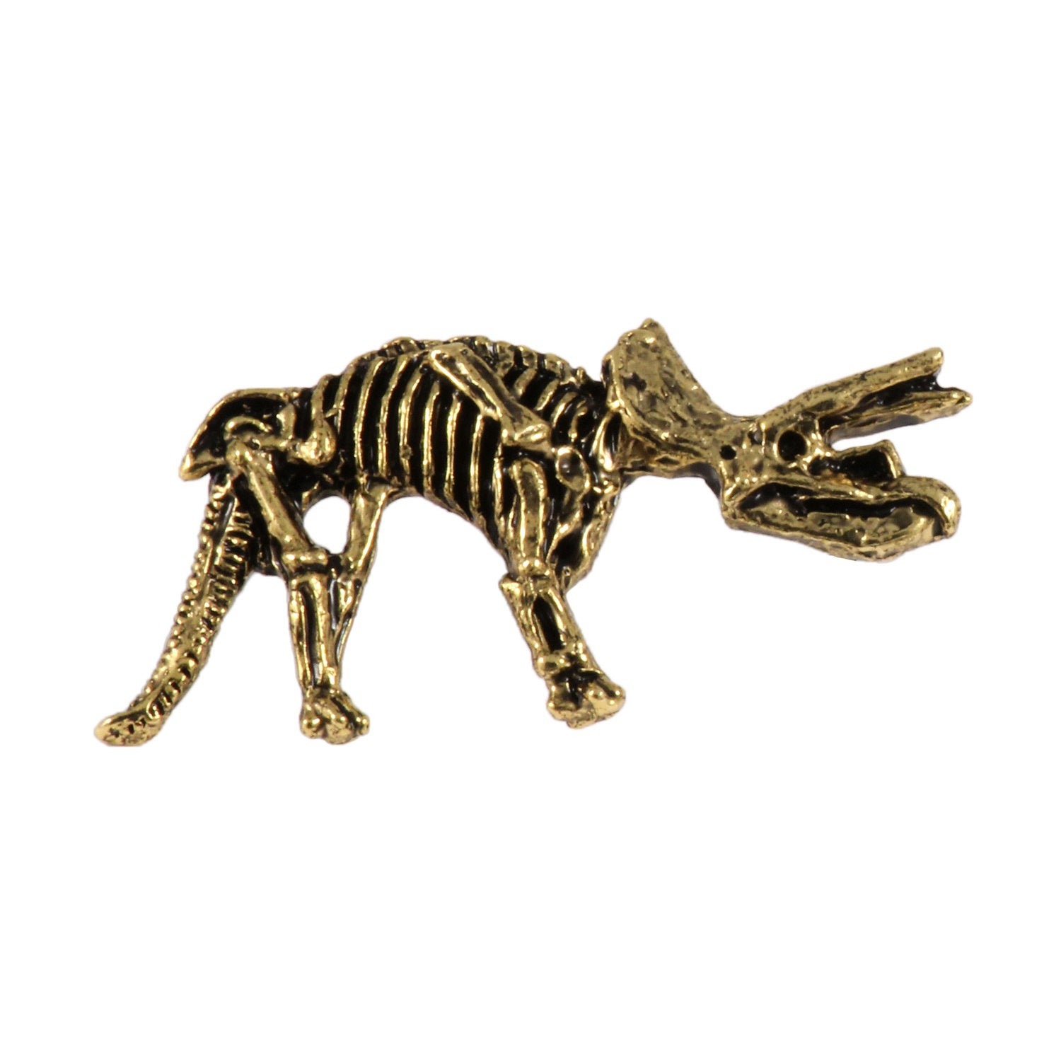Triceratops Fossilized Full Body Pin