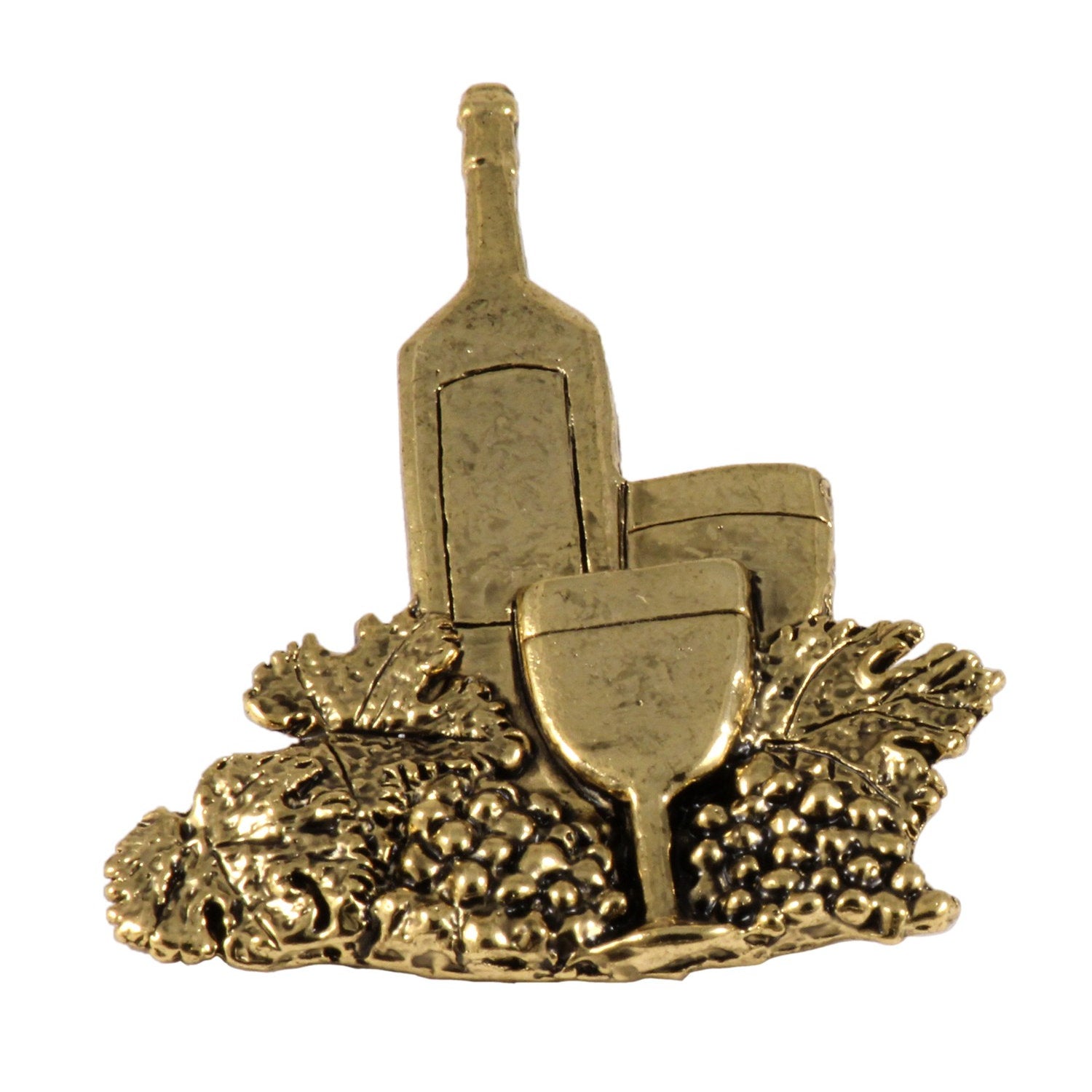 White Wine Bottle & Glass Pin