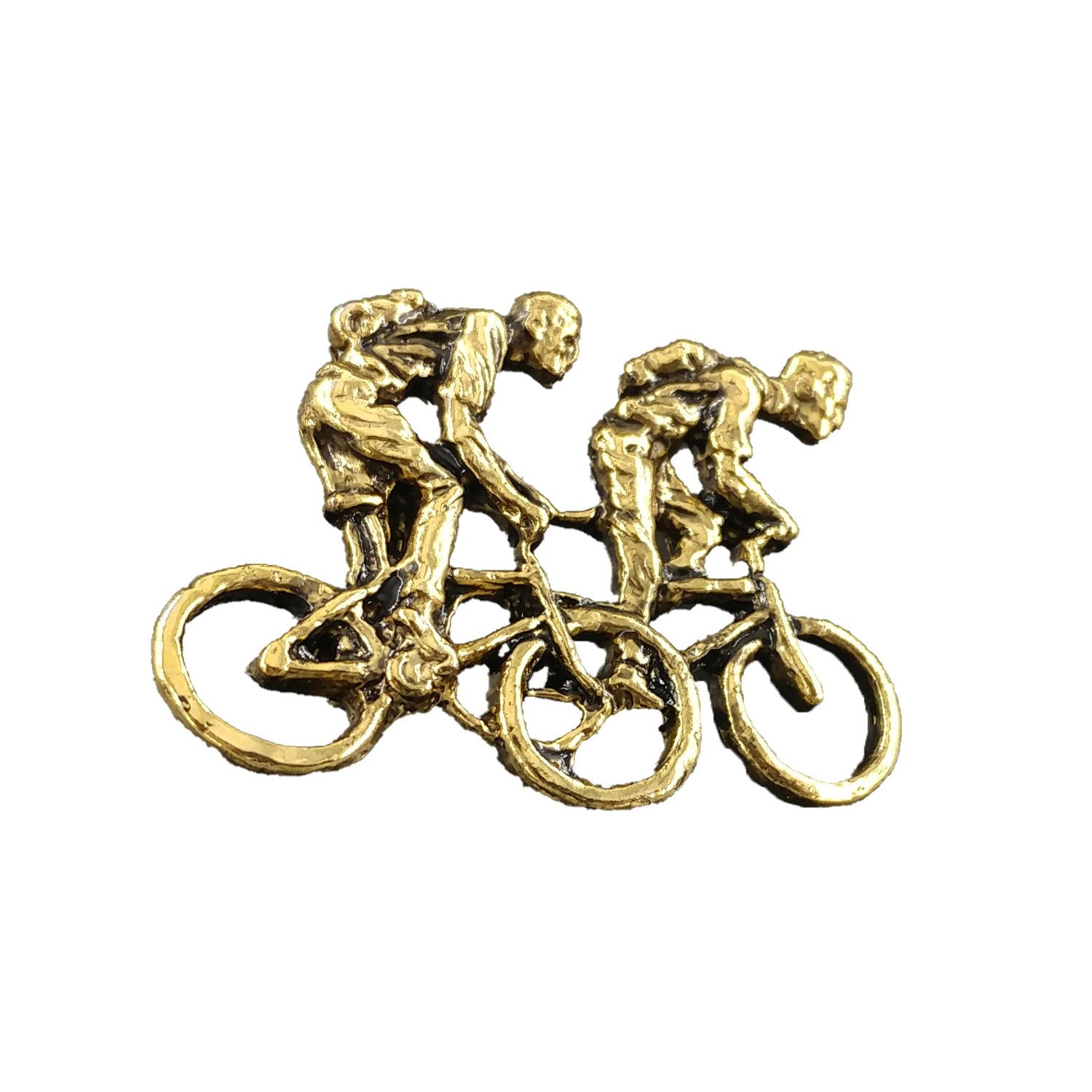 Two Bicyclers Pin
