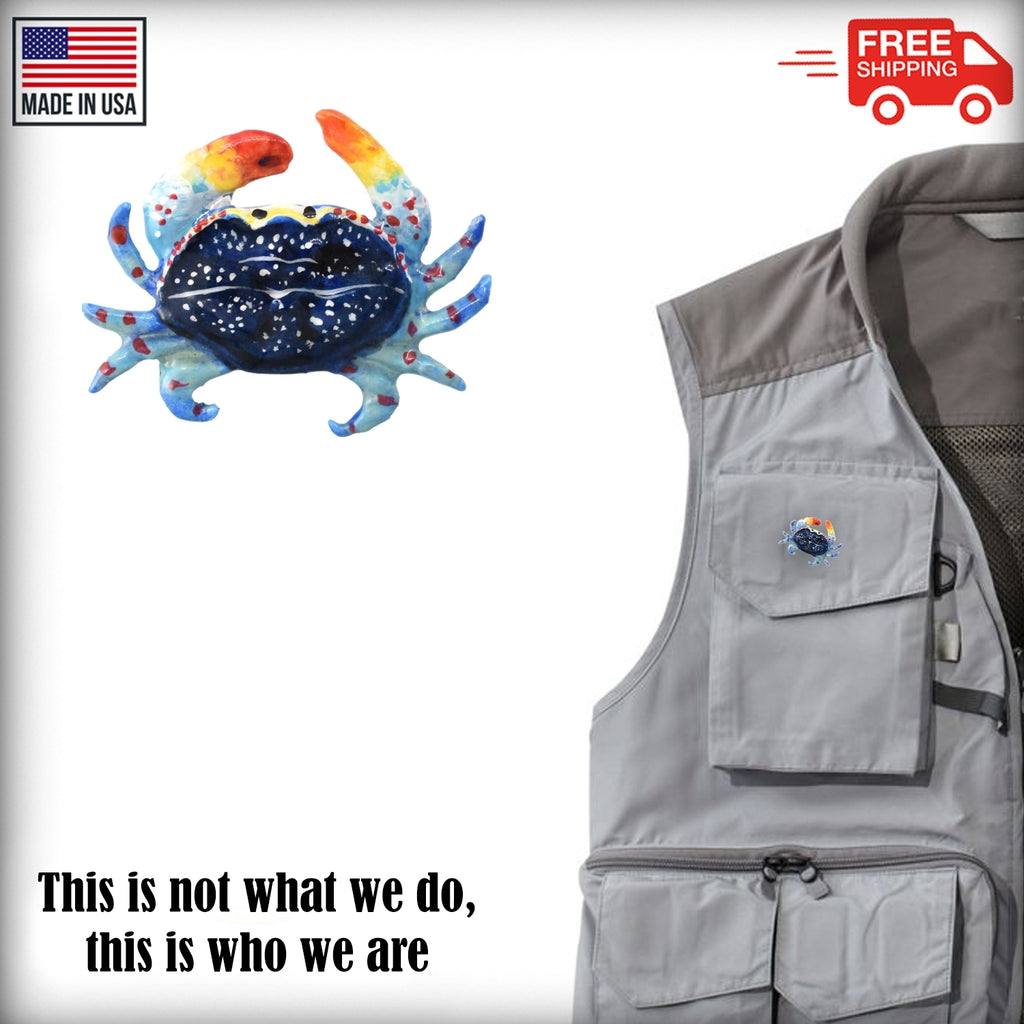 Blue Crab Pin AP151
