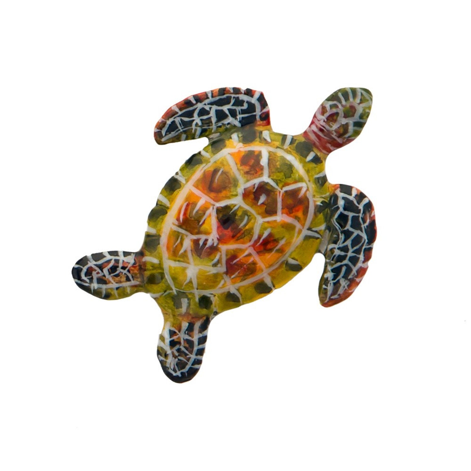 Sea Turtle Top View Pin