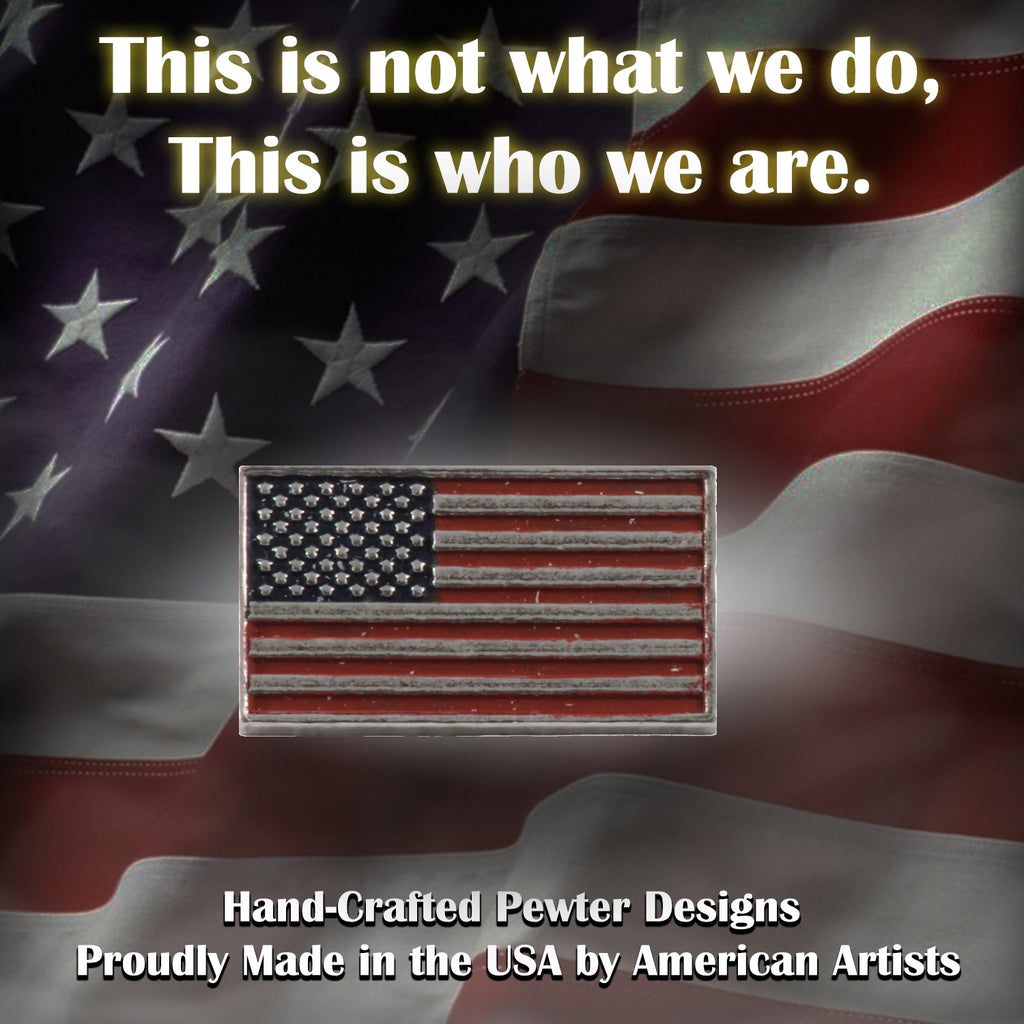 American Flag Profile Magnet A170