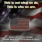 American Flag Profile Magnet A170