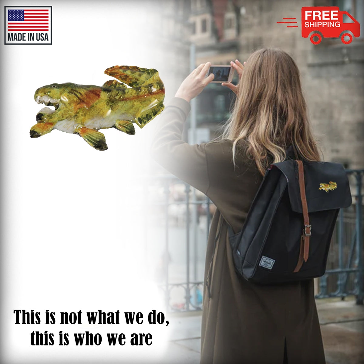 Dunkleosteus Prehistoric Fish Premium Pin A210PR