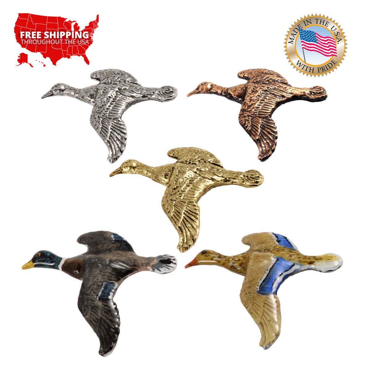Mallard Flying Left Magnet B003