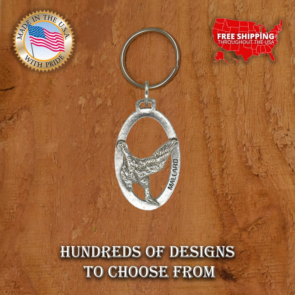 Mallard Keychain B004KC