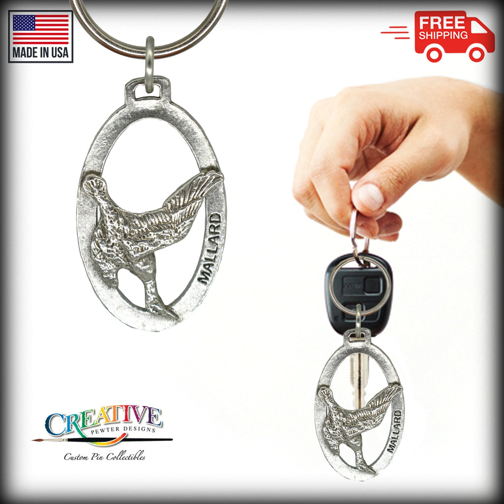 Mallard Keychain B004KC