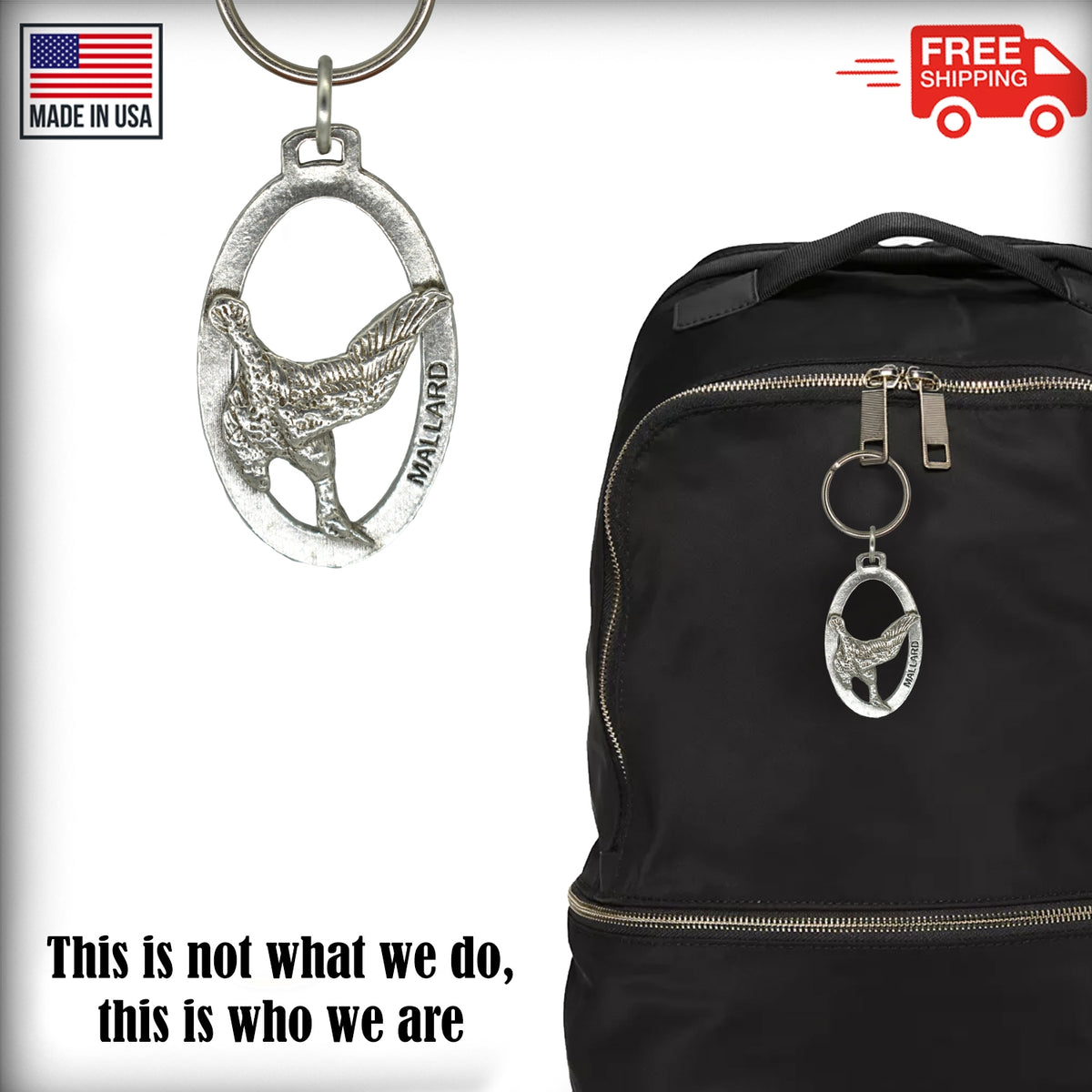 Mallard Keychain B004KC