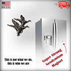 Small Mallards Flying Magnet B005A