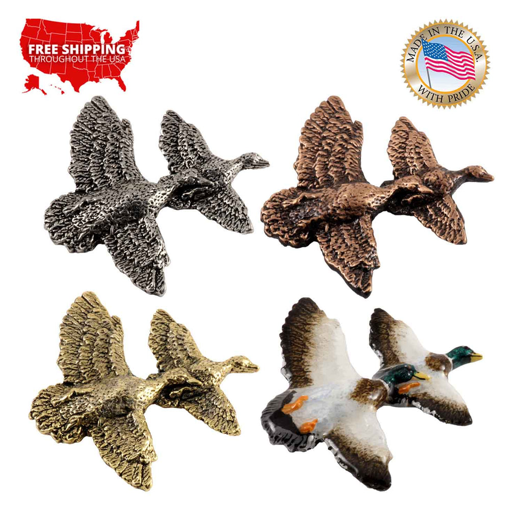 Large Mallards Flying Large Pin B005B