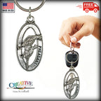 Pheasant Cock and Hen Keychain B020KC