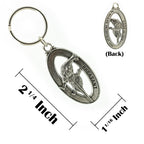 Pheasant Cock and Hen Keychain B020KC