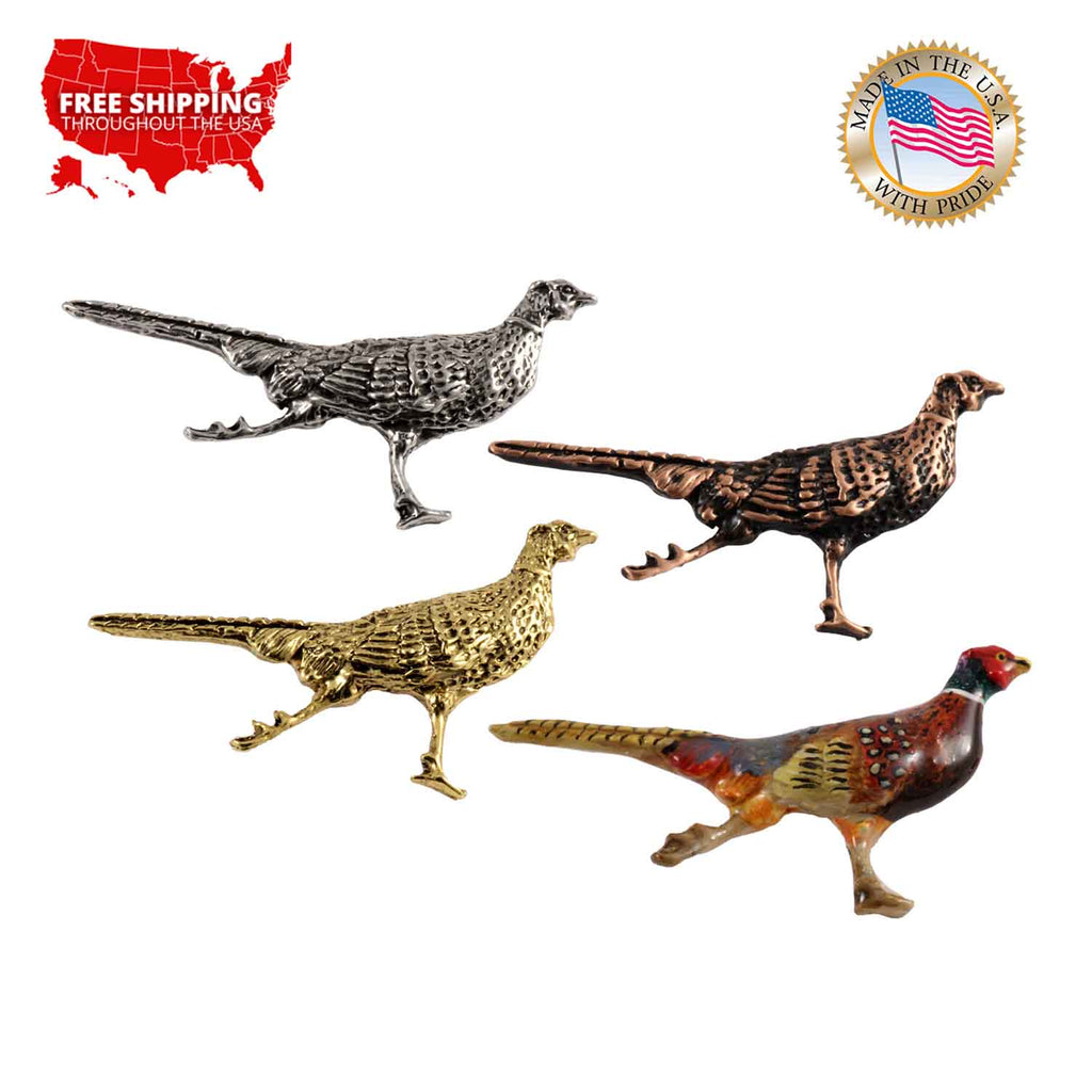 Pheasant Running Pin B024