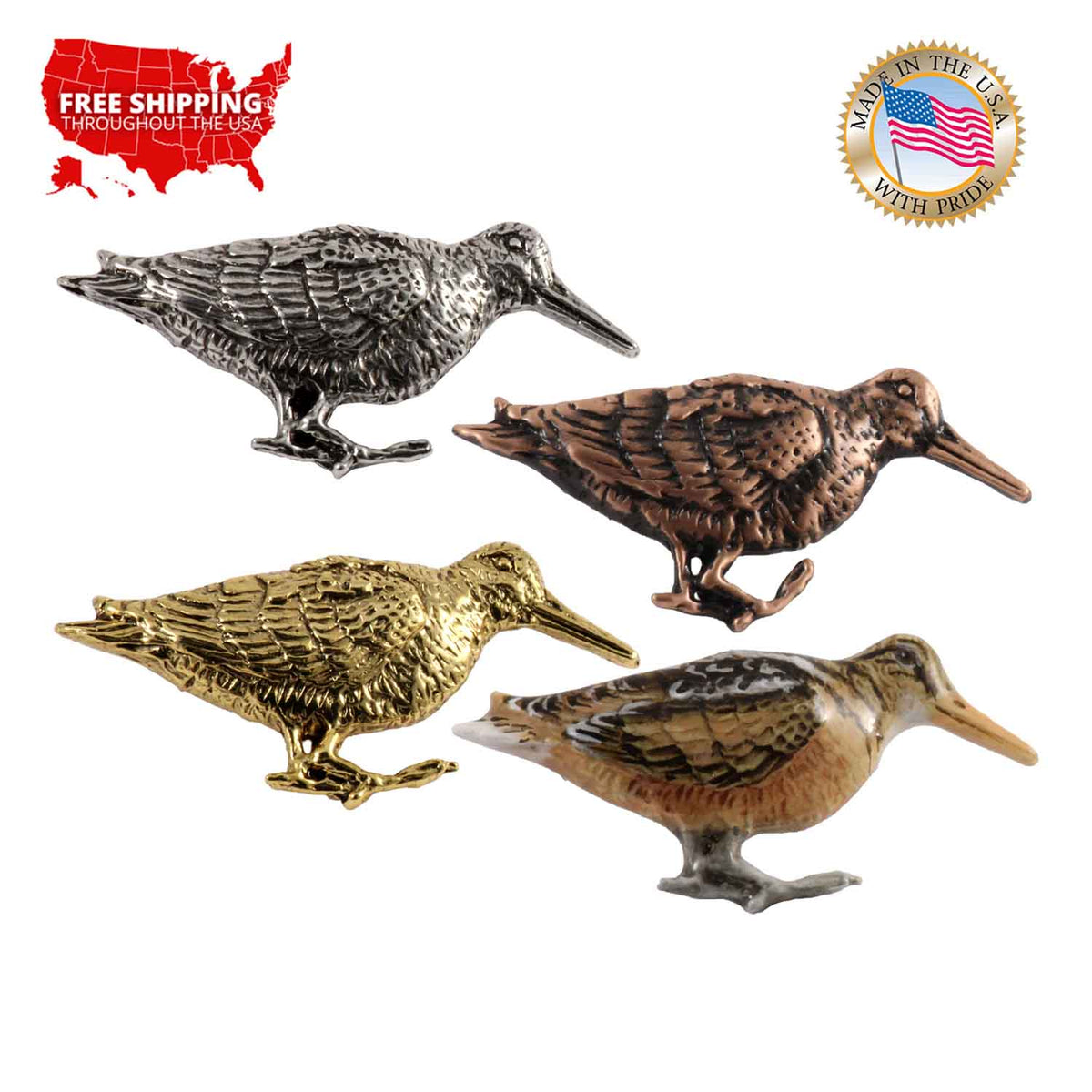 Woodcock Pin B025