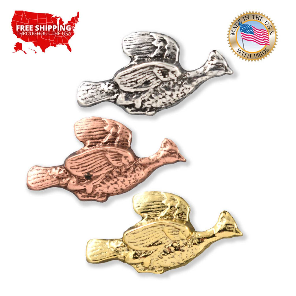 Ruffed Grouse Flying Mini Pin B028MP
