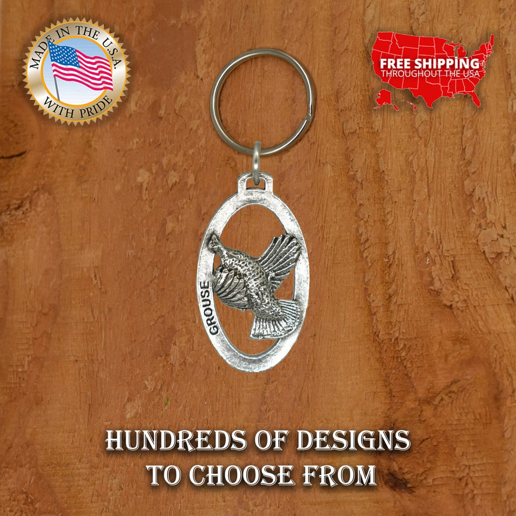 Ruffed Grouse Keychain B030KC