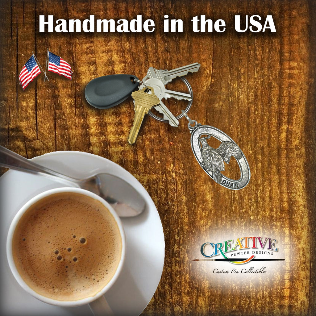 California Quail Keychain B031KC