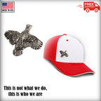 Bobwhite Quail Flying Right Pin B032
