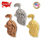 Mountain Quail Head Mini Pin B034MP