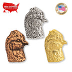 Bobwhite Quail Head Mini Pin B035MP